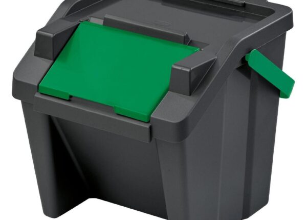 PATTUMIERA MODA 30L CON MANICO VERDE