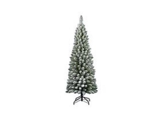 ALBERO SILVESTRE FLOCCATO CM.210 DM 66 CON 442 RAMI MONTAGGIO A PENCIL 7,5 KG