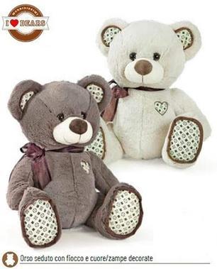 ORSO SEDUTO 35CM 2COL. ART.24826