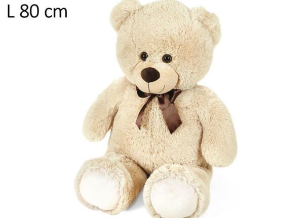 ORSO BEIGE L80CM C/FIOCCO ART.25230