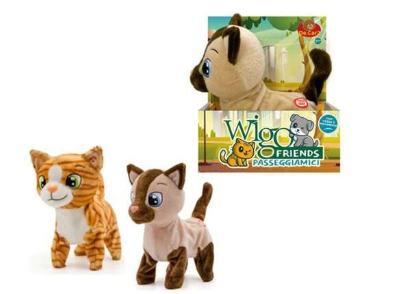 GATTO 25CM 2ASS CAMMINA MIAGOLA OBOX PILE NON INCL ART.25498