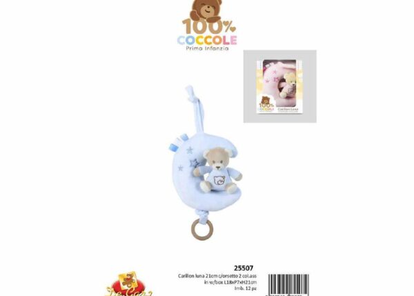 COCCOLE LUNA CARILLON 20CM CARDBOARD H25XL16CM ART.25507