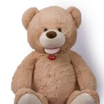 ORSO BEIGE 100CM ZAMPE RICAMATE ART.26879