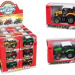 TRATTORI ASST METALLO BOX 13CM X H9 CM DISP.24PZ ART.35978