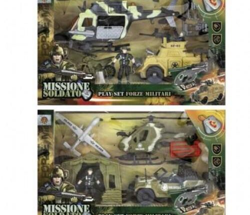 SET MILITARE C/MEZZI ASS. ART.37198