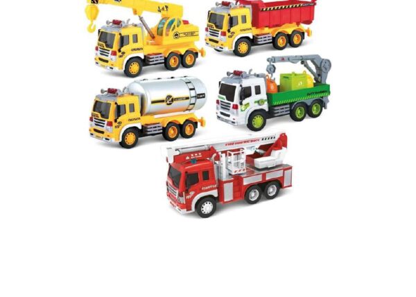 CAMION GRU FRIZIONE LUCI E SUONI H20 X L 32 CM ART.37259