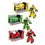 ROBOT TRASFORMABILI IN MEZZI LAV 9ASS OBOX H13XL21 ART.37356