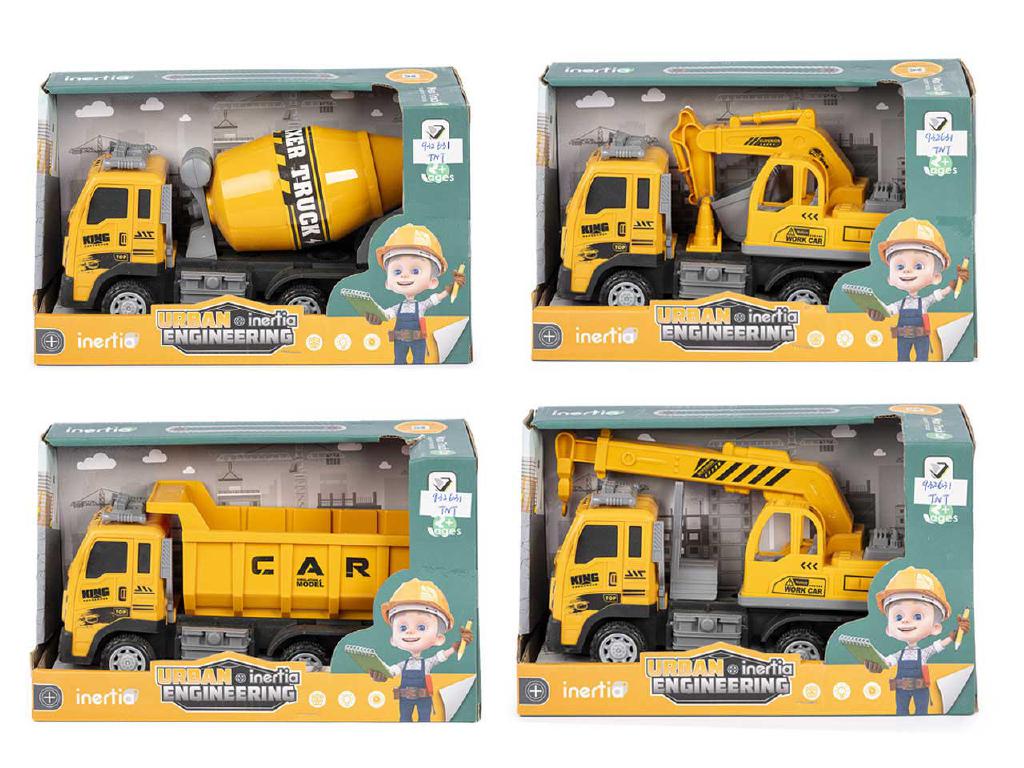 MEZZI DA LAVORO FRIZIONE 4 ASS IN OBOX ART.37508 MEZZI DA LAVORO FRIZIONE 4 ASS IN OBOX ART.37508