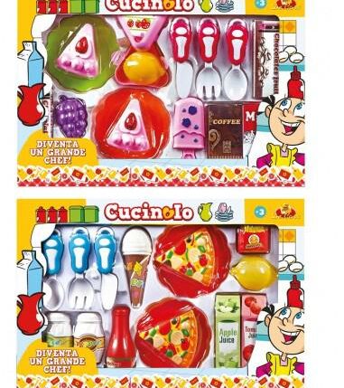 SET PIZZA/TORTA 15PZ WBOX H26XL40CM ART.43594