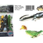 BUSTA 4 RETTILI 25CM ASS.ART.43604