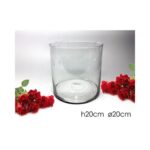 VASO VETRO CIL. H20X20CM ART.631826