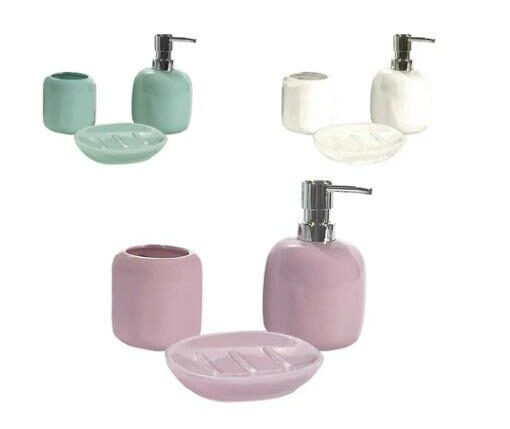 SET DA BAGNO 3 PEZZI 3ASS ART.706900