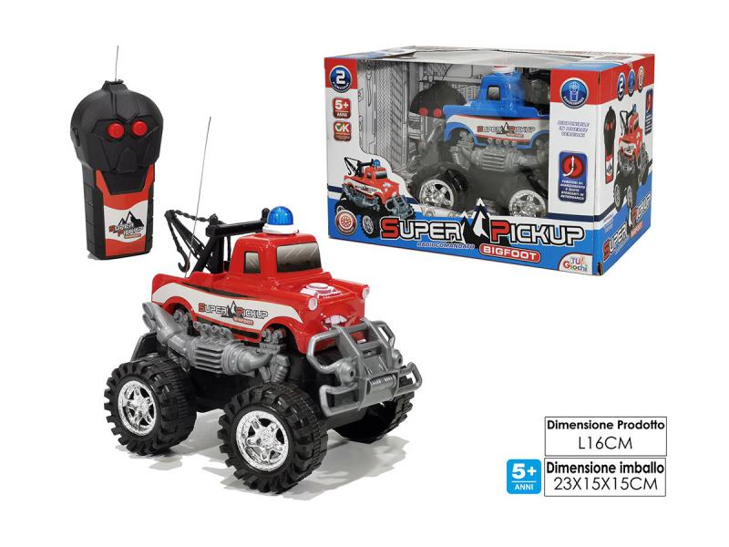 SUPER PICK UP BIG FOOT R/C C/2 FUNZ. 2AS ART.105143 SUPER PICK UP BIG FOOT R/C C/2 FUNZ. 2AS ART.105143