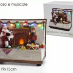 AMBIENTAZ. CAMINETTO B/O LU/MOV/MUS. ART.460205