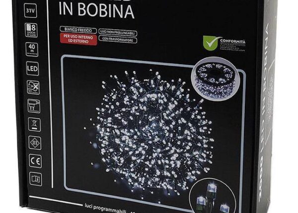MINILUCI 2000 LED BIANCO GHIACCIO XEST.C/BOB ART.450531