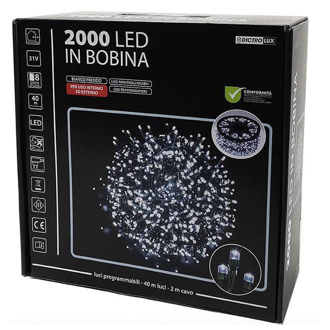 MINILUCI 2000 LED BIANCO GHIACCIO XEST.C/BOB ART.450531 MINILUCI 2000 LED BIANCO GHIACCIO XEST.C/BOB ART.450531