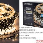 MINILUCCIOLE 2000 LED BIANCO CALDO X EST.C/BOB ART.450532
