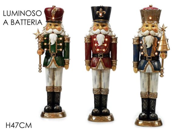 SOLDATINO B/O LUCE H47CM 3ASS ART.413735