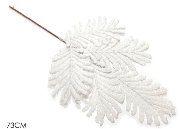 RAMO 73CM INNEVATO BIANCO 2 ASS. AT.427878