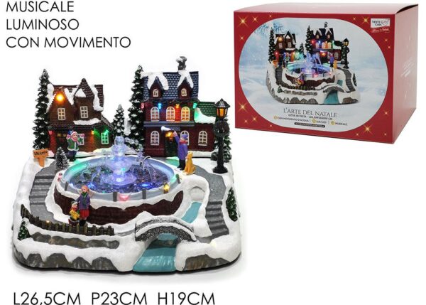 AMBIENTAZIONE NATALIZIA B/O LU/MOV/MUS ART.442260