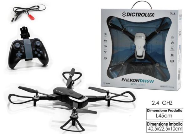 DRONE FALKON DH6W R/C 2.4G 2ASS ART.115698
