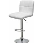 SGABELLO TRAPUNTATO BIANCO ART.566808