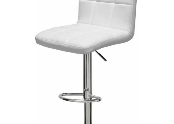 SGABELLO TRAPUNTATO BIANCO ART.566808