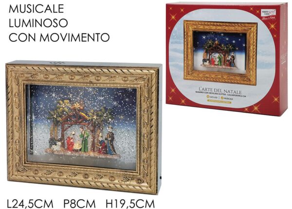 QUADRO C/NATIVITA' B/O LU/SUO/MOV. ART.472906