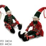 ELFO SEDUTO 24CM SCOZZESE 2ASS ART.433416