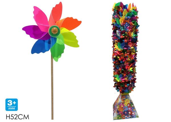 GIRANDOLE MULTICOLOR 20 CM ASS. IN PB ART.992801