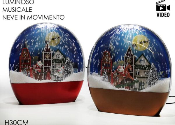 PAESAGGIO NAT B/O LU/MUS/MOV. H30CM 2ASS