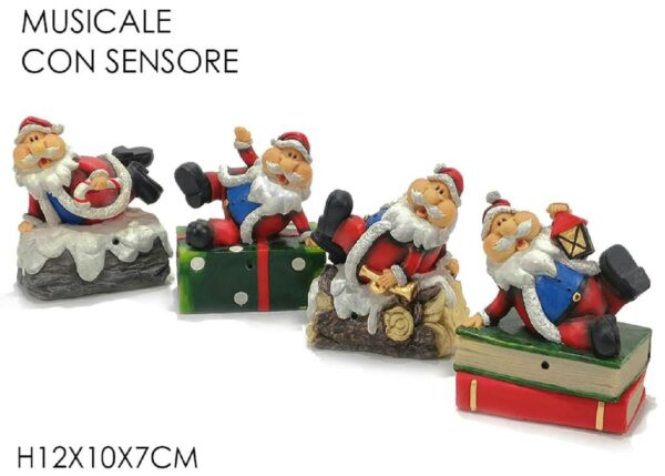 BABBO NATALE CERAMICA 4 ASS.ART.447100