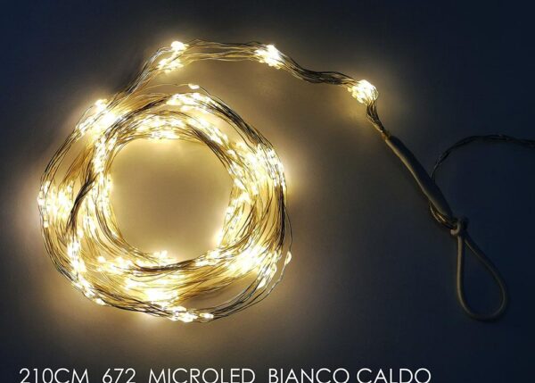 LUCI MANTELLO B.CALDO 2.1M C/672 MICROLE ART.405955