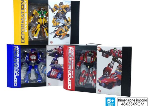 ROBOT TRASFORMABILE 3ASS ART.104287