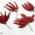 RAMETTO C/GLITT. ROSSO 4ASS