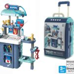 SET DOTTORE B/O LUCE 38PZ 3IN1 IN TROLL. ART.103358