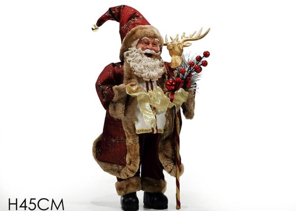 BABBO IN PIEDI 45CM BORDEAUX