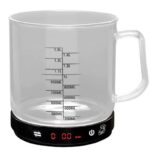 BILANCIA DA CUC. DIGIT.C/CONT. VETRO 5KG ART.690219