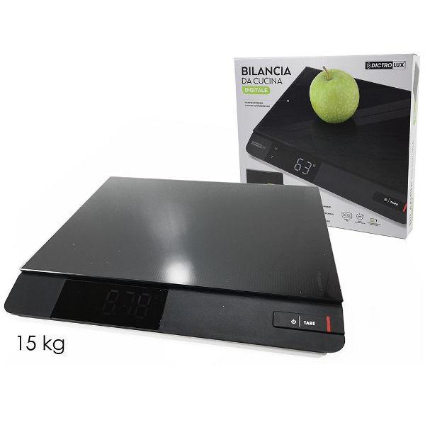 BILANCIA DA CUCINA DIGIT. 15KG NERA ART.690222 BILANCIA DA CUCINA DIGIT. 15KG NERA ART.690222