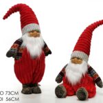 BABBO NAT. C/CAPP. ROSSO RIGATO 2ASS. ART.410035