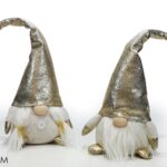GNOMO 60CM C/CAPPELLO ORO 2ASS. 41028