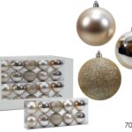 SET 10 PALLE 70MM CHAMPAGNE MIX ART.888118