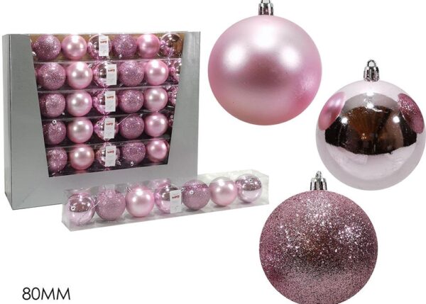 SET 7 PALLE 80MM ROSA MIX ART.888145