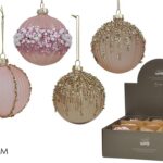 PALLA VETRO 100MM ROSA 4ASS DISP ART.403966