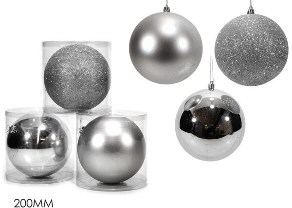 PALLA 200 MM SILVER 3 ASS. ART.888222