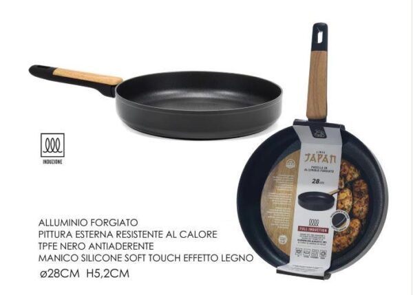 PADELLA Ã˜28CM JAPAN FULL INDUCTION NERO ART.572532