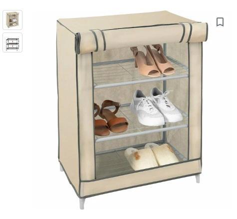 SCARPIERA 3 RIPIANI BEIGE 60X35X85H CM SCARPIERA 3 RIPIANI BEIGE 60X35X85H CM