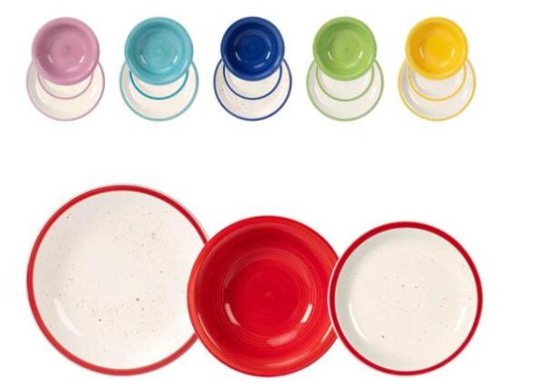SERVIZIO PIATTI 18PZ DOTTY MIX ART.527842