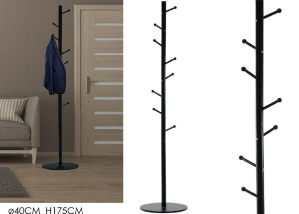 APPENDIABITI DA TERRA H175CM NERO ART.726081