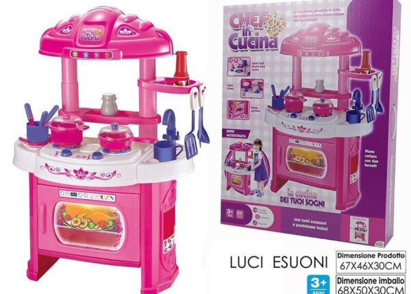 PRIMO CHEF - LA CUCINA 53 PZ B/O LU/SUO ART.122622